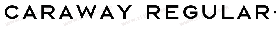 Caraway Regular字体转换